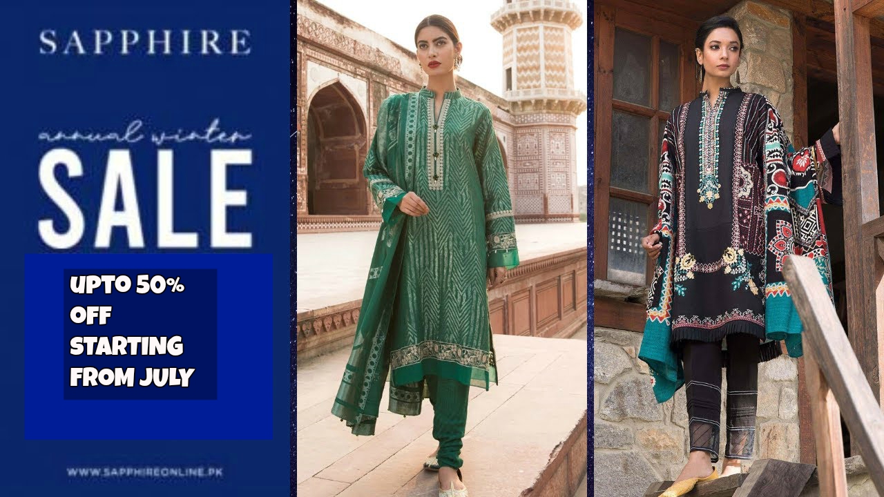 Sapphire Sale Upto 50% off on Summer Collection July