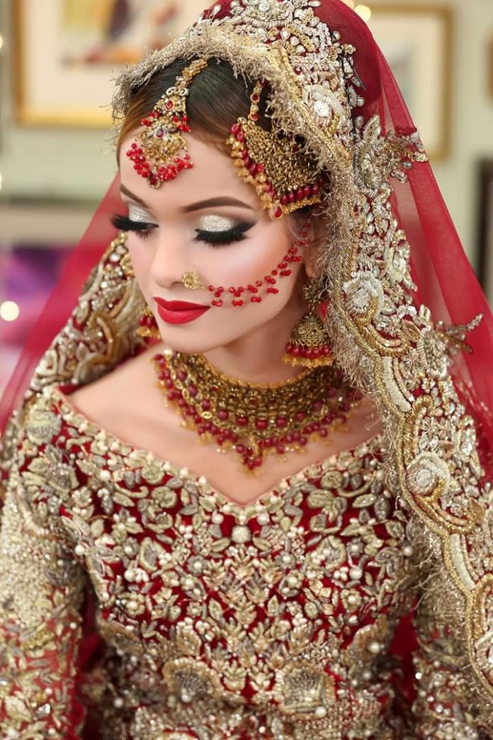 Latest Pakistani Bridal Makeup With Pictures 2024 Pk 9647