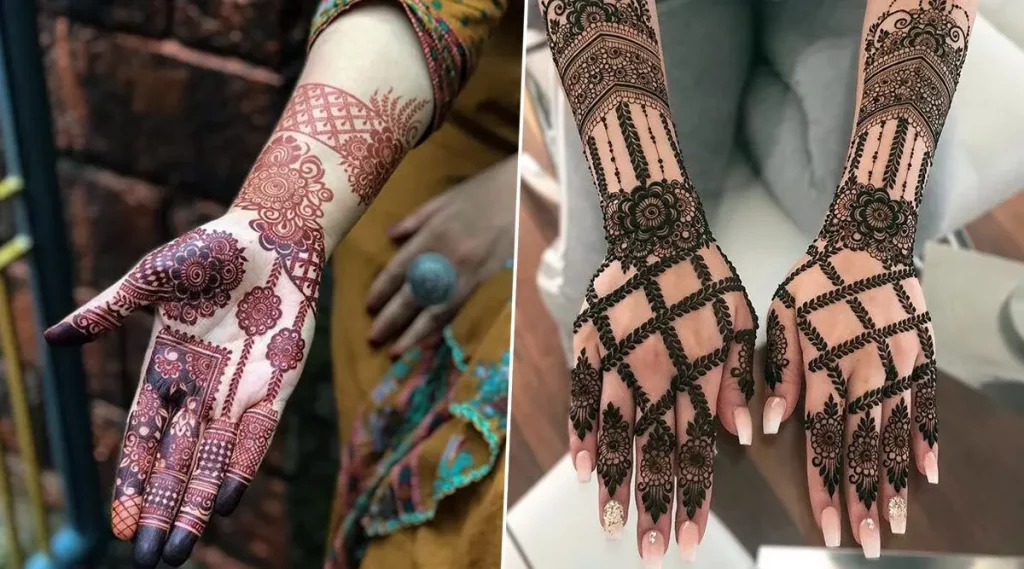 Back Hand Mehndi Designs For girls on Eid 2022