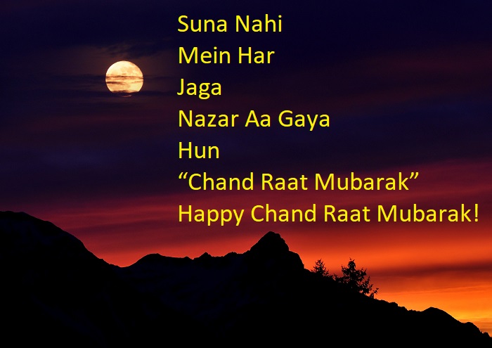 Chand Raat Mubarak wishes Messages 2021