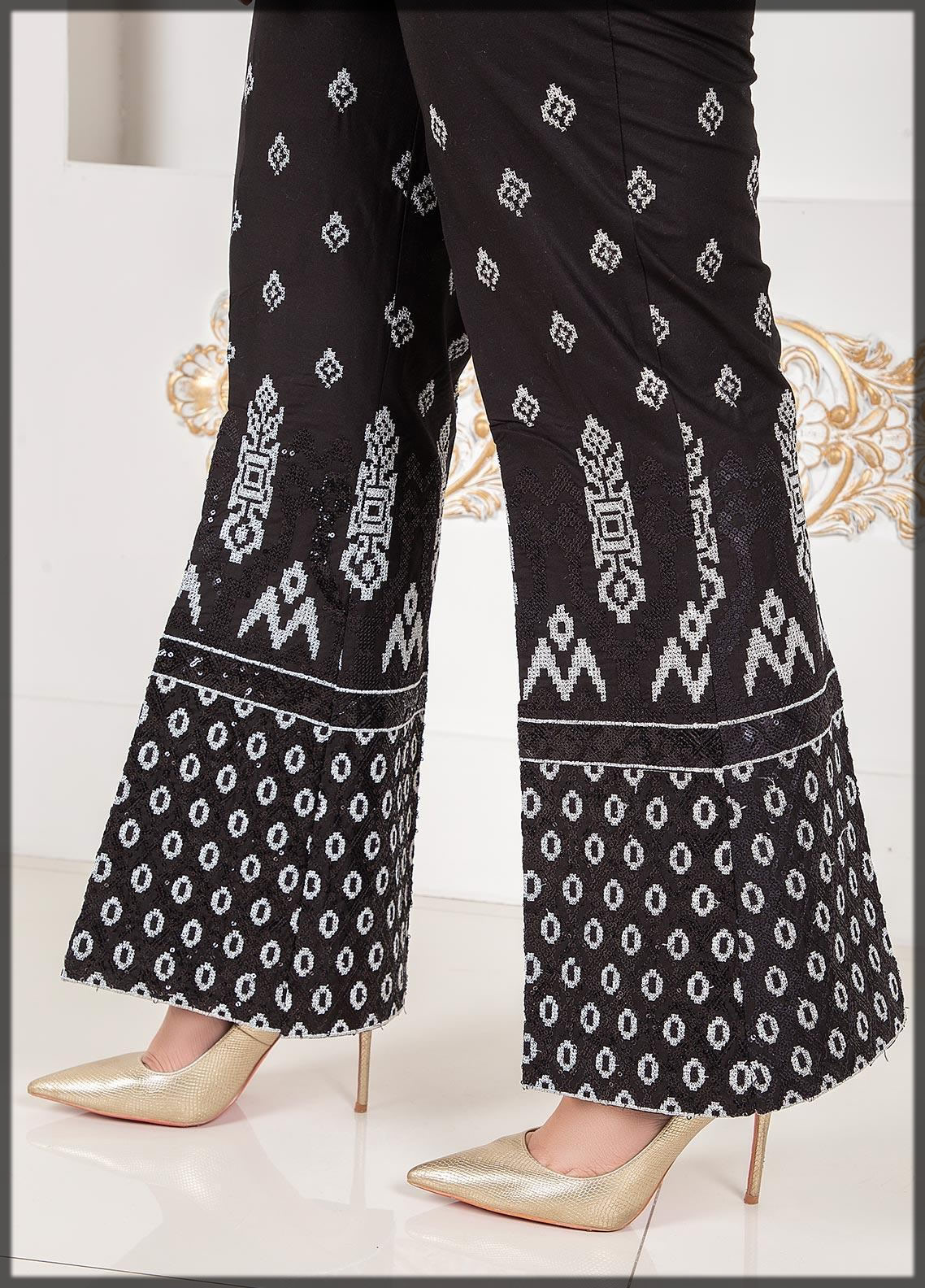 Lawn New Trouser Designs for Women in Pakistan 2024