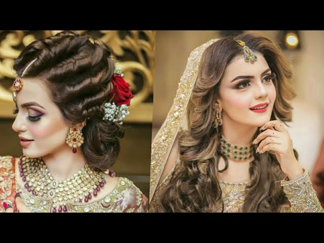 Pakistani Bridal Hair Styles for Walima 2021