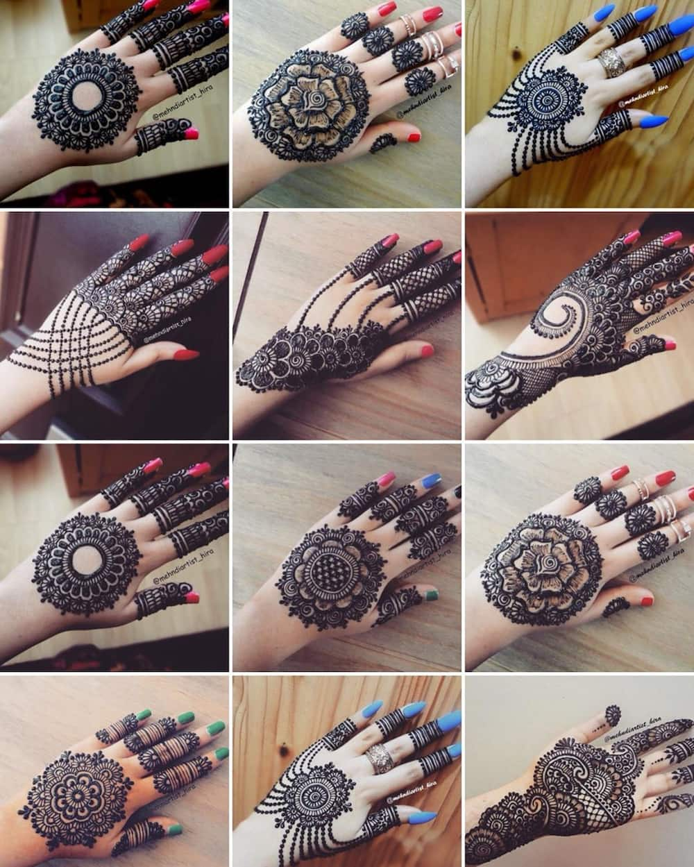 Backhand Mehndi Designs For Eid