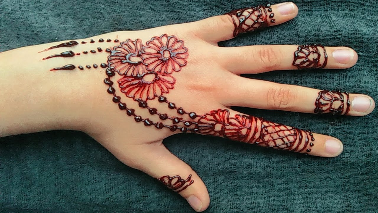 Latest Arabic Mehndi Designs For Girls 2023