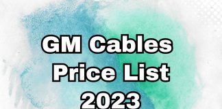 GM Cables Price List 2023