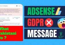 Create a GDPR consent message by January 16, 2024 for Pakistani