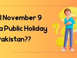 Will November 9 be a Public Holiday