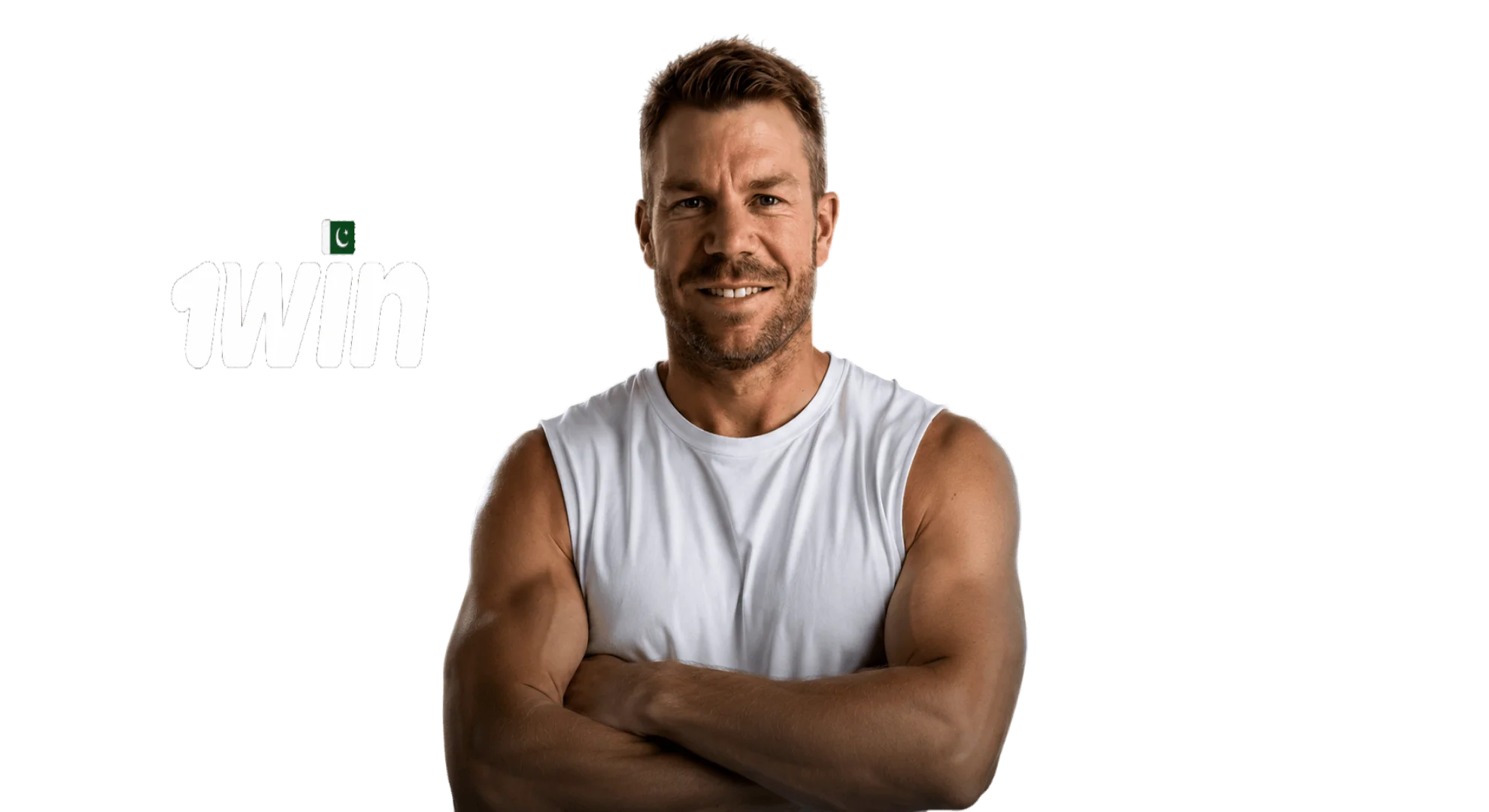 Official 1win brand ambassador David Warner